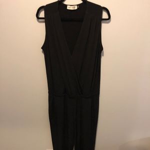 Veronica M Black Jumpsuit, size medium